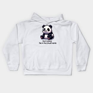 Cute little bear, Don't Worry, I'm in Low Power Mode Kids Hoodie